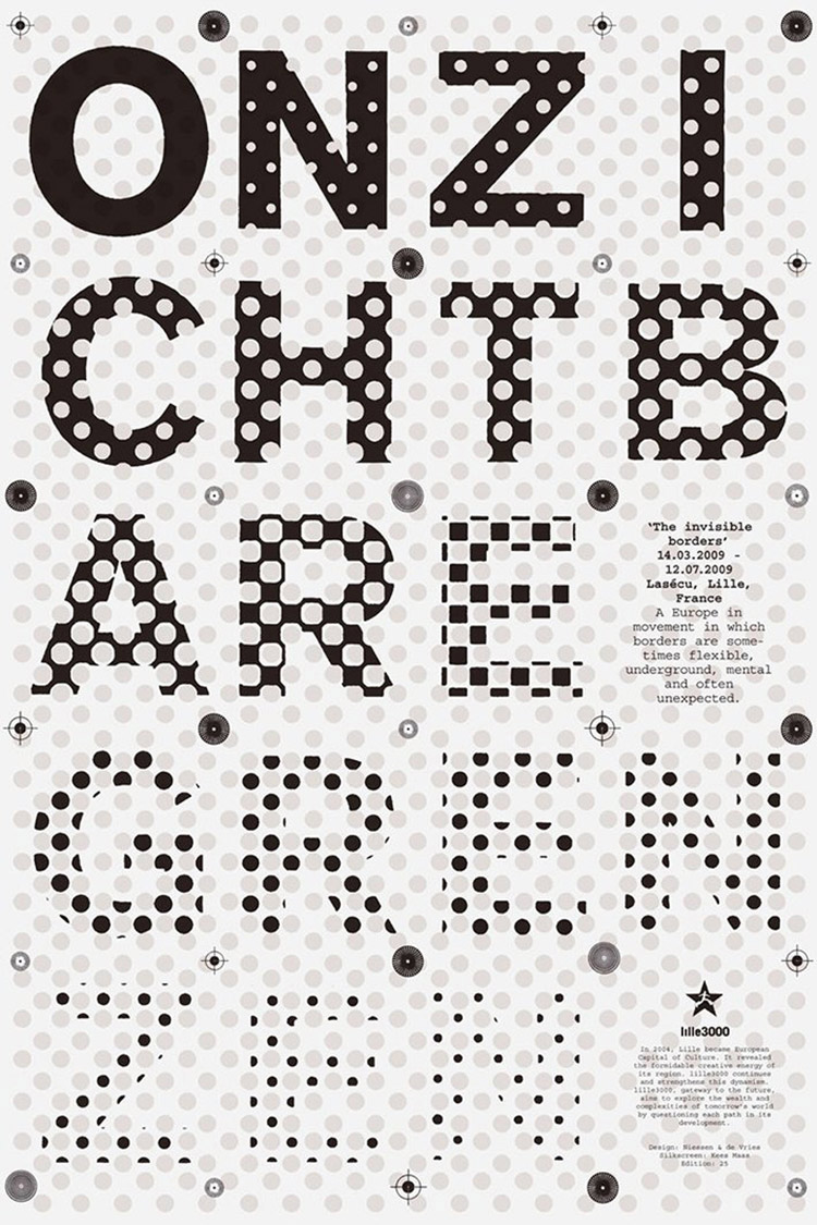 12张创意的英文字体海报