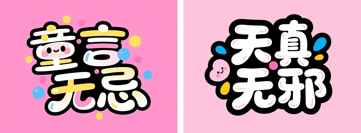 万字拆解丨奶奶看了都会的AI中文字体生成技巧(100+提示词案例)