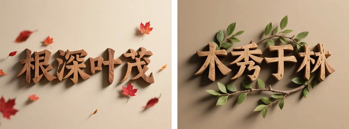 万字拆解丨奶奶看了都会的AI中文字体生成技巧(100+提示词案例)