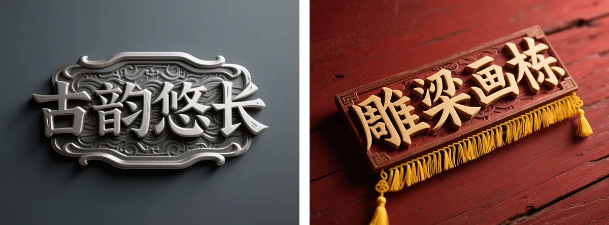 万字拆解丨奶奶看了都会的AI中文字体生成技巧(100+提示词案例)