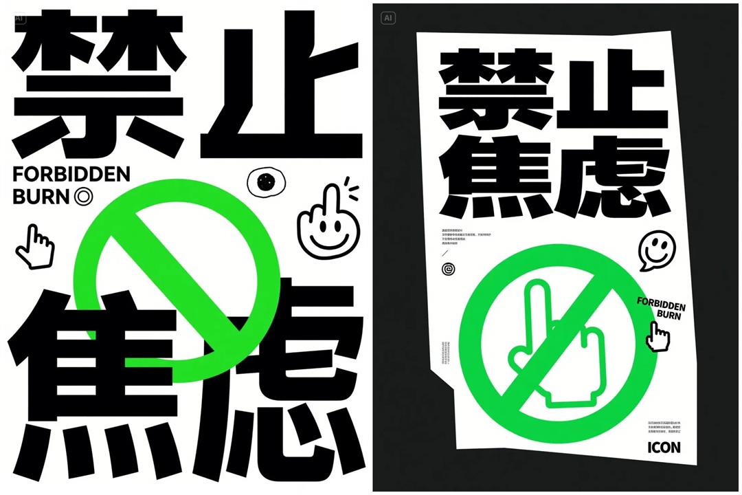 设计师私藏20组海报提示词!文字海报封神!