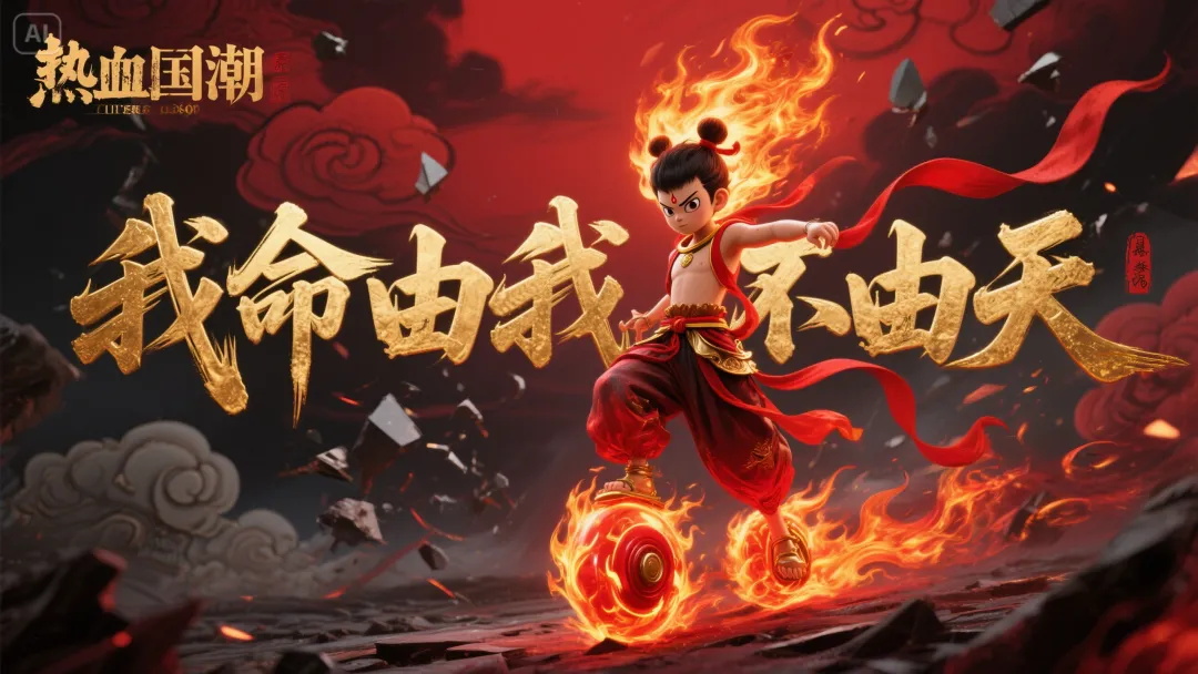 设计师私藏20组海报提示词!文字海报封神!