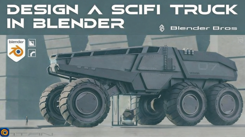 Blender Bros 出品的一款针对Blender‌硬表面建模基础教程-牛七七